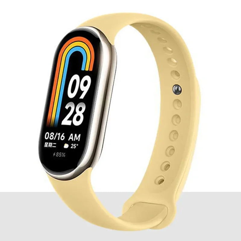 Silicone Strap for  Mi Band 8-8 NFC Sport Belt Replacement Miband8 Bracelet Waterproof Smart Band 8 Watchband Accessories