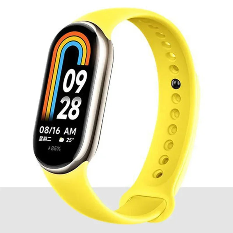 Silicone Strap for  Mi Band 8-8 NFC Sport Belt Replacement Miband8 Bracelet Waterproof Smart Band 8 Watchband Accessories