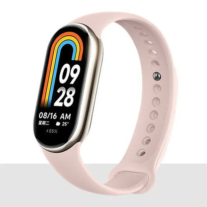 Silicone Strap for  Mi Band 8-8 NFC Sport Belt Replacement Miband8 Bracelet Waterproof Smart Band 8 Watchband Accessories