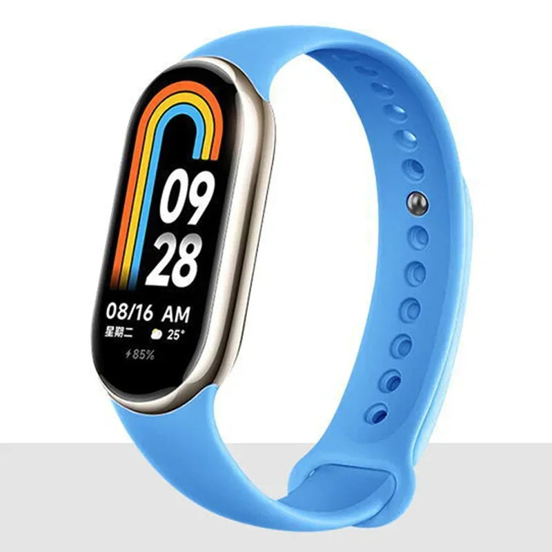 Silicone Strap for  Mi Band 8-8 NFC Sport Belt Replacement Miband8 Bracelet Waterproof Smart Band 8 Watchband Accessories